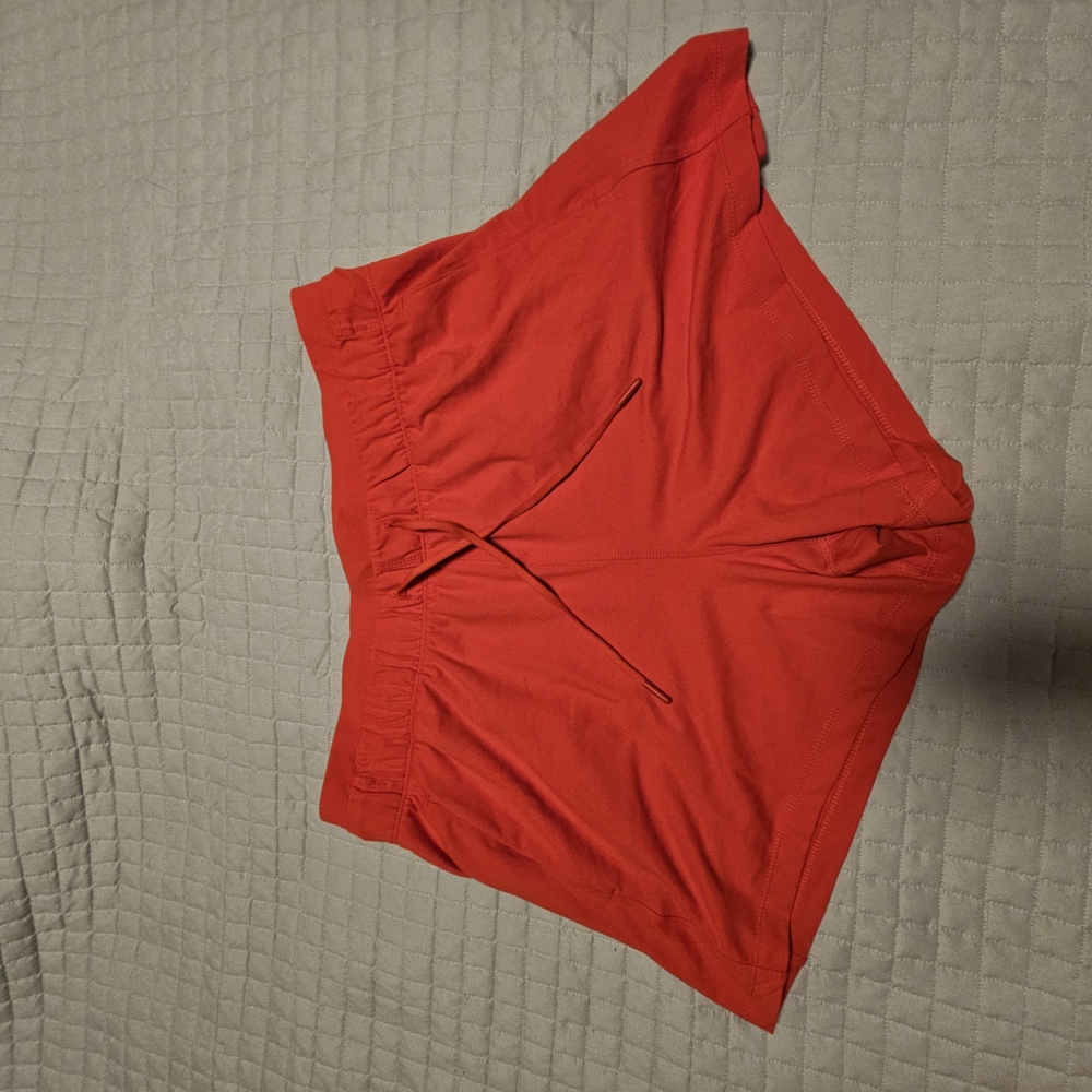 Avia Orange Athletic Shorts Lightweight and Relaxed